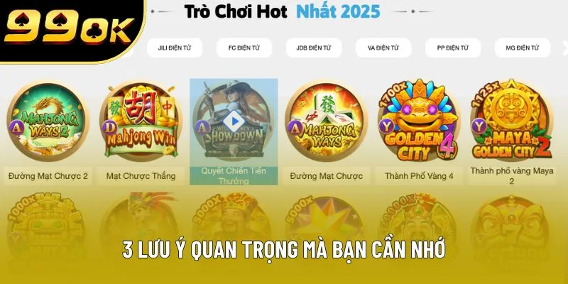 3 lưu ý quan trọng mà bạn cần nhớ